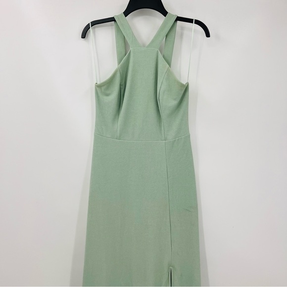 Birdy Grey Bridesmaids Gene Dress Crepe Sage Size Medium - Picture 5 of 10